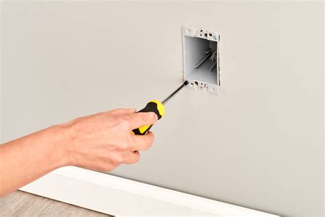 how to cut electrical box in drywall|drywall mounted electrical box wings.